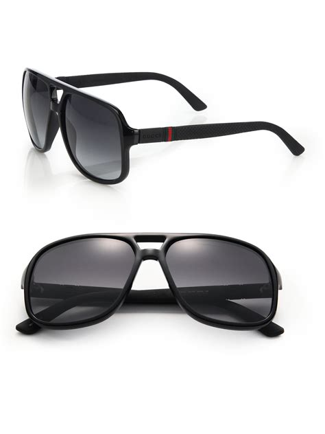 gucci men sunglasses black cream|gucci polarized sunglasses men's.